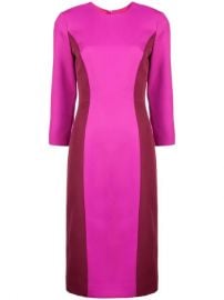 Milly Colour Block Fitted Dress  - Farfetch at Farfetch