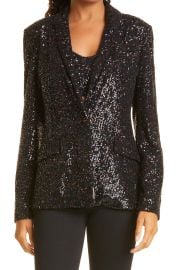 Milly Confetti Sequin Blazer in Black Multi at Nordstrom  at Nordstrom