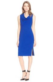 Milly Cowl Neck Sheath Dress at Nordstrom