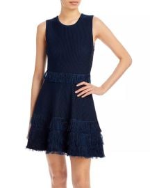 Milly Fringe Mini Dress at Bloomingdales