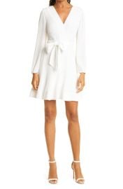 Milly Liv Pleated Long Sleeve Dress at Nordstrom