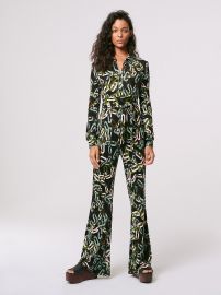 Milly Matte-Jersey Wide-Leg Jumpsuit at Diane von Furstenberg