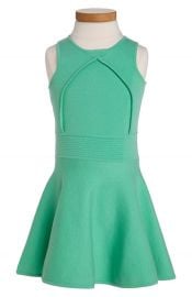 Milly Minis Pleated Flare Dress at Nordstrom