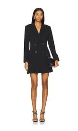 Milly Noora Blazer Dress In Black at Revolve