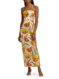 Milly Orion Tulip Jacquard Column Gown at Saks Fifth Avenue