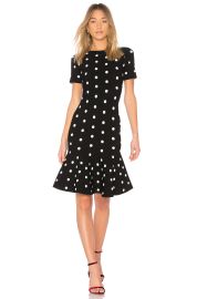 Milly Polka Dot Mermaid Dress at Revolve