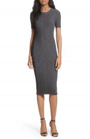 Milly Stardust Rib Knit Sheath Dress at Nordstrom