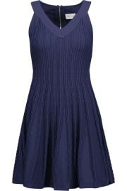 Milly Textured Stretch-Knit Mini Dress at The Outnet