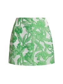 Milly Tulip Jacquard Miniskirt at Saks Fifth Avenue