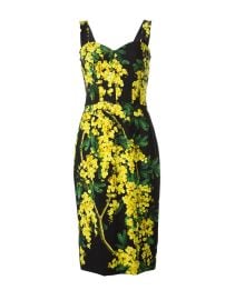 Mimosa Print Tank Dress DOLCE amp GABBANA Marissa Collections at Marissa Collections