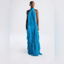 Mina Tassel Knit Gown Hanifa at Hanifa