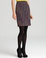 Mindy Kalings tweed skirt at Bloomingdales