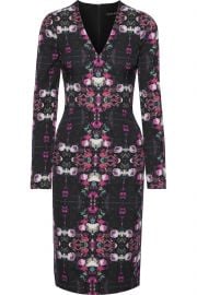 Mindy Printed Cady Dress by Black Halo at The Outnet