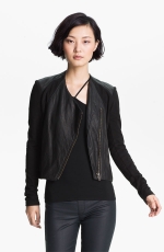 Mindys black leather jacket at Nordstrom at Nordstrom