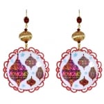 Mindy's christmas earrings at Tarina Tarantino