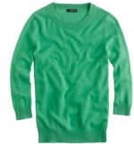 Mindy's green sweater at J Crew at J. Crew