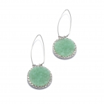 Mindy's mint earrings on The Mindy Project at Rachelroy