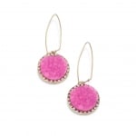 Mindy's pink earrings on The Mindy Project at Rachelroy