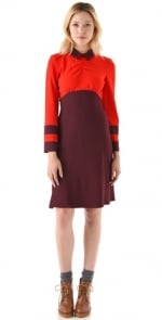 Mindy's red Marc Jacobs dress at Shopbop at Shopbop