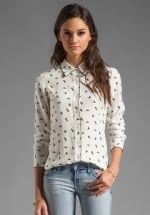 Mindy's shirt at by Theory at Revolve