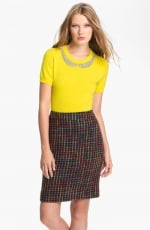 Mindy's yellow sweater by Kate Spade at Nordstrom