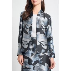 Ming Wang Heritage Fit Floral Jacquard Jacket at Nordstrom