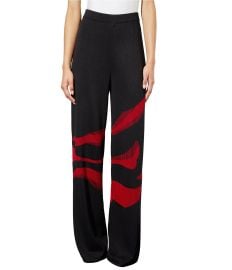 Ming Wang Soft Knit Abstract Print Wide-Leg Pull-On Coordinating Pants Dillardx27s at Dillards