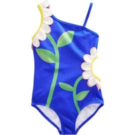 Mini Boden Kids\' Floral Cutout One-Piece Swimsuit at Nordstrom