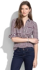 Mini Check Market Popover at Madewell