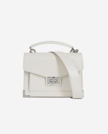 Mini Emily bag in smooth ecru leather The Kooples at The Kooples