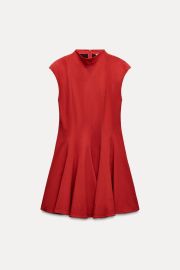 Mini Godet Dress Zw Collection at Zara