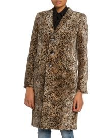 Mini Leopard Print Velvet Coat by Saint Laurent at Bergdorf Goodman