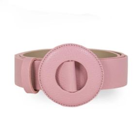 Mini Oval Buckle Belt - Baby Pink  BeltBe  Wolf amp Badger at Wolf and Badger