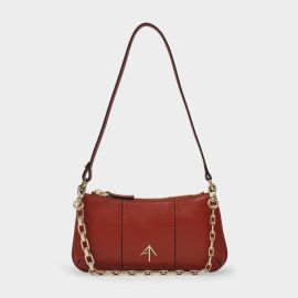 Mini Pita Bag in Redbole Leather at Monnier