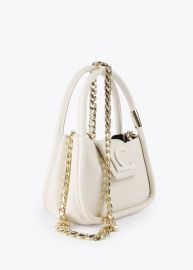 Mini crossbody bag with piping and logo Crossbody bags Lola Casademunt at Lola Casademunt