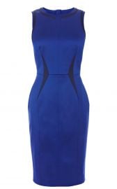 Minimal Signature Satin Shift Dress by Karen Millen at Karen Millen