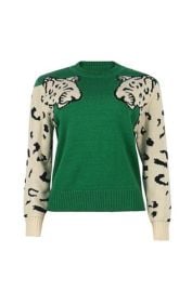 MinkPink Snow Leopard Intarsia Sweater at Nordstrom