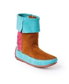 Minnetonka x Stranger Things Women39s Holly Wheeler Mid-Calf Boot - Macy39s at Macys