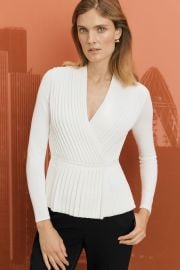 Minori Top Ivory Sculpt Knit - Welcome to the Fold LTD at The Fold London