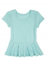 Mint green peplum tee at Delias at Delias