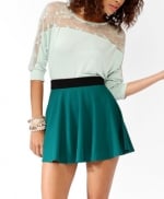 Mint lace top at Forever 21 at Forever 21