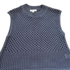 Miou Muse Tops Gray Boxy Ribbed Muscle Tee Poshmark at Poshmark