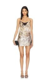 Mirage Printed Dress With Bra at Revolve
