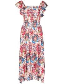 Misa Los Angeles Helena Square Neck Dress - at Farfetch