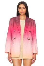 Misa Los Angeles Viva Blazer In Cali Ombre at Revolve