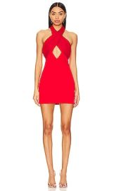 Miscreants Adrianna Dress Mini In Red at Revolve