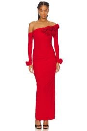 Miscreants Gathered Charlotte Dress In Red at Revolve