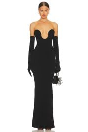 Miscreants Jessica Dress With Gloves In Black at Revolve