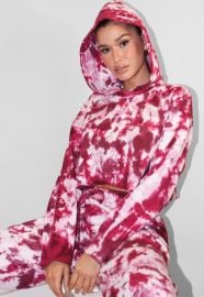 Misguided Tie Dye Print Hoodie at ASOS