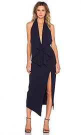 Misha Collection Lorena Dress in Navy from Revolve com at Revolve